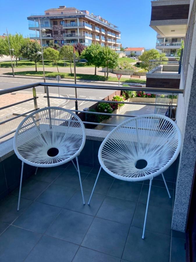 Acogedor Apartamento Con Terraza En Portonovo Kültér fotó