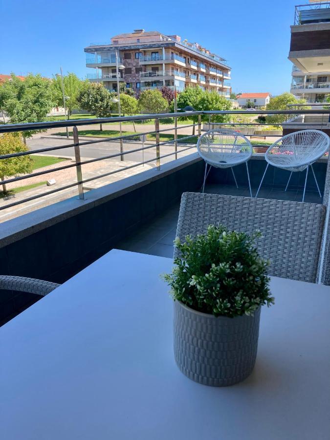 Acogedor Apartamento Con Terraza En Portonovo Kültér fotó
