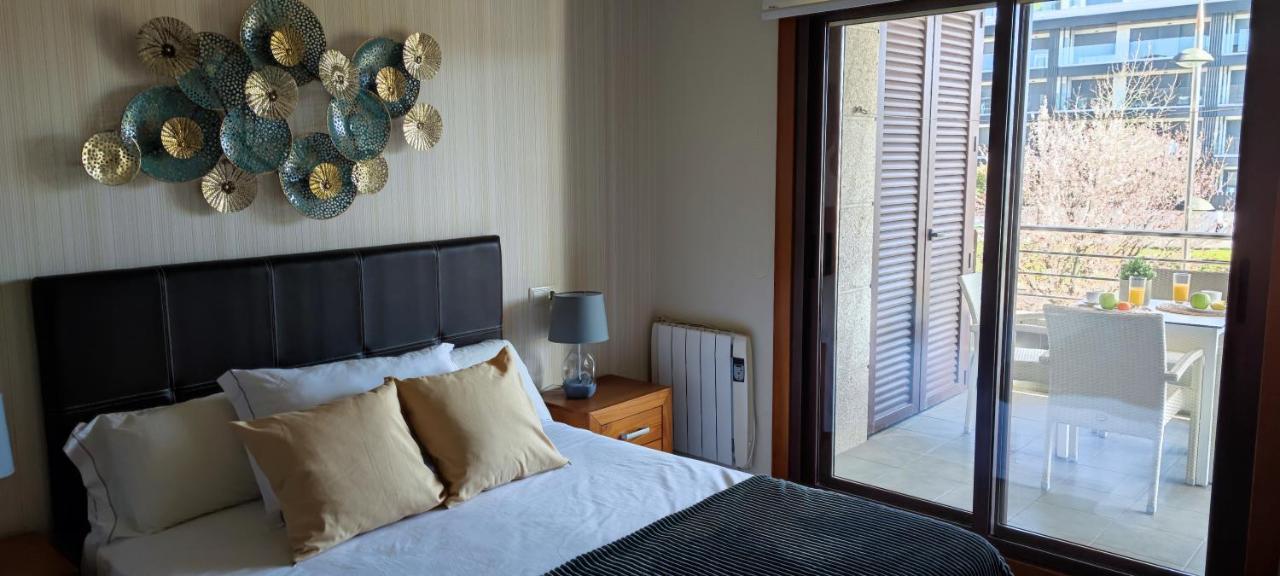 Acogedor Apartamento Con Terraza En Portonovo Kültér fotó
